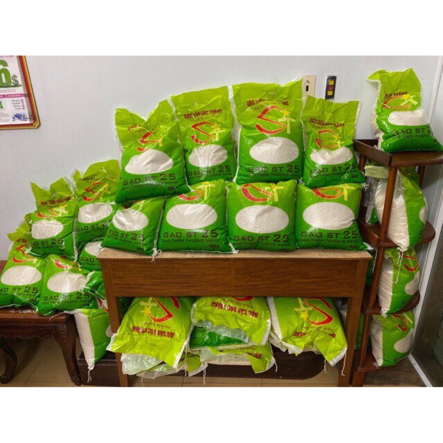 [HCM]Gạo thơm ST 25 đặc biệt- túi 5 kg