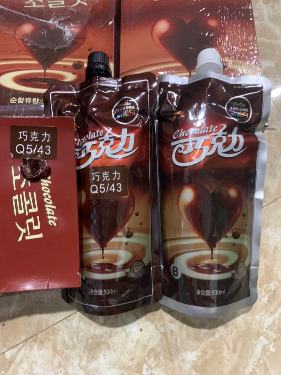 Thuốc nhuộm phủ bạc màu chocolate , túi 500mlx2 , hàng chính hãng công ty