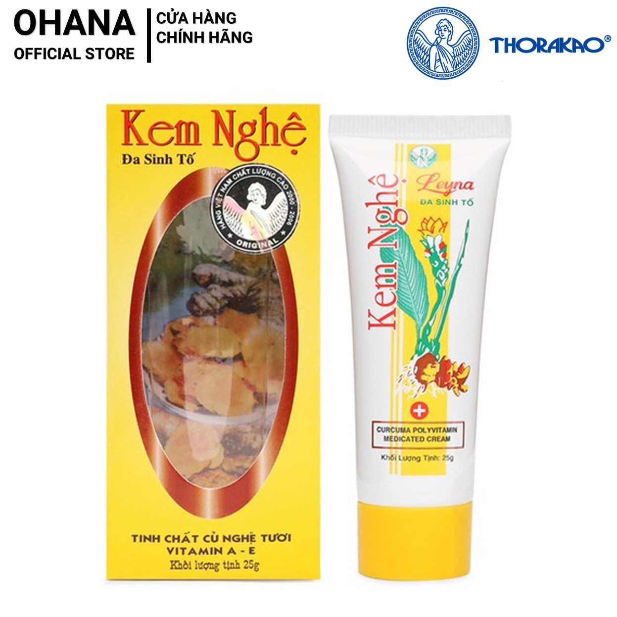 Kem Nghệ Leyna Thorakao 25g