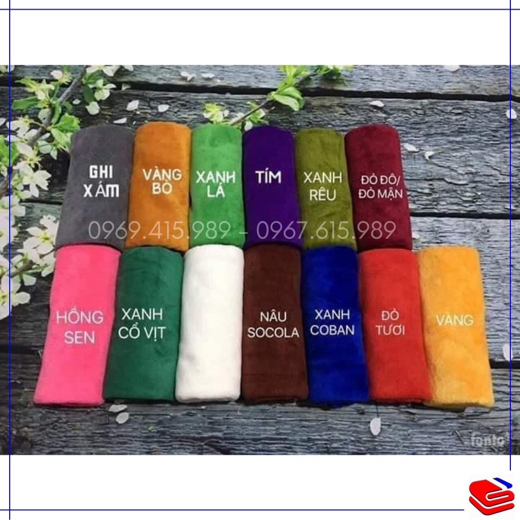 Set 10 khăn nail, khăn làm móng - nhiều màu lựa chọn