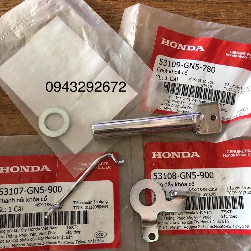Bộ ốc chốt cổ xe Dream Honda