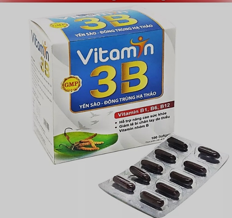 Viên uống bổ sung Vitamin 3B Yến Sào Đông trùng hạ thảo