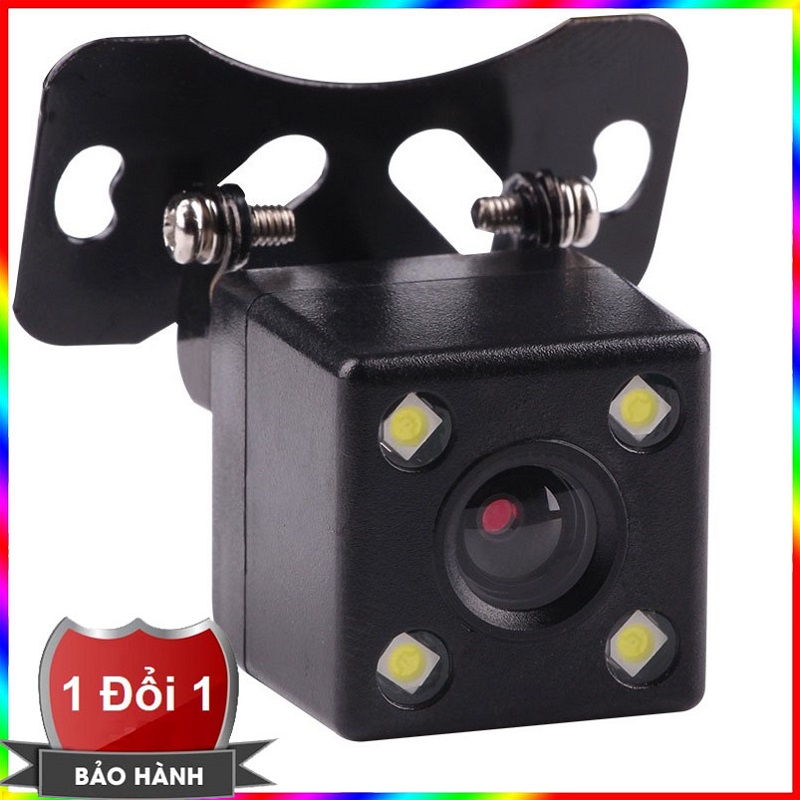 Camera Lùi dành cho xe Oto 4 mắt LED vuông - Camera lùi chống nước 4 Led - Camera lùi cho xe ô tô - Camera lùi cho xe hơi - Car Rear View Camera