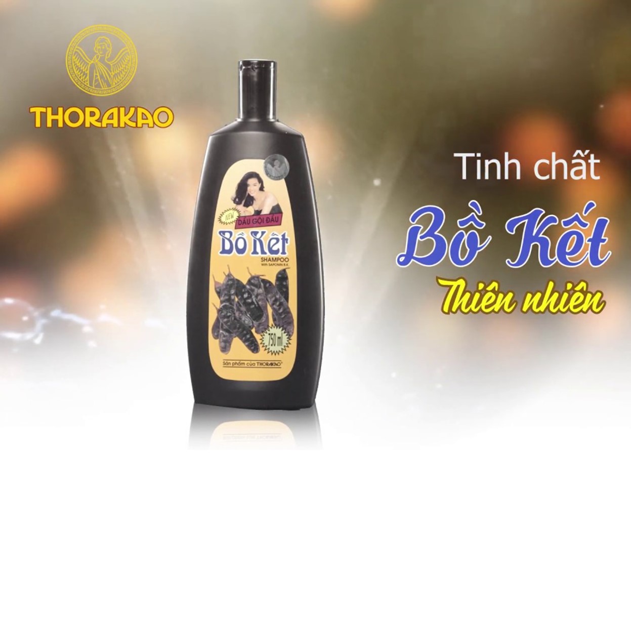 Dầu Gội Đầu Bồ Kết Thorakao 750ml
