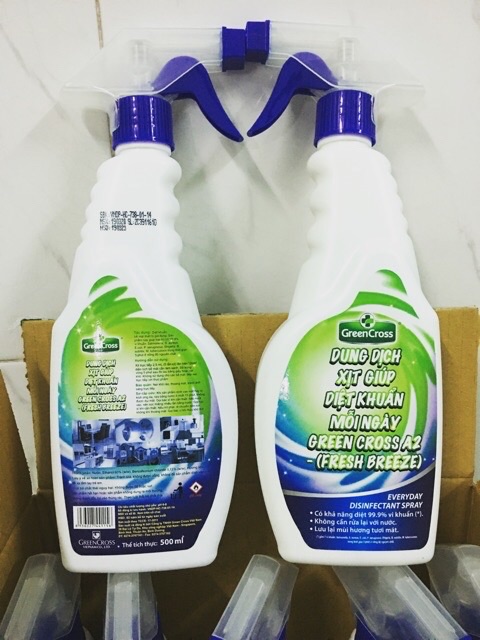 [HCM]Nước xịt diệt khuẩn Green Cross A2