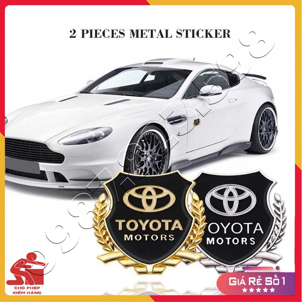 Logo Bông Lúa TOYOTA Dán Xe Ô tô Toyota