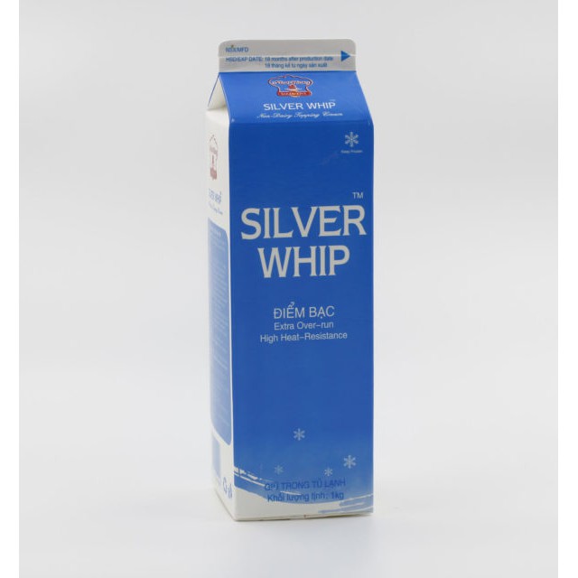 Kem Trang Trí Bánh Silver Whip 1Kg