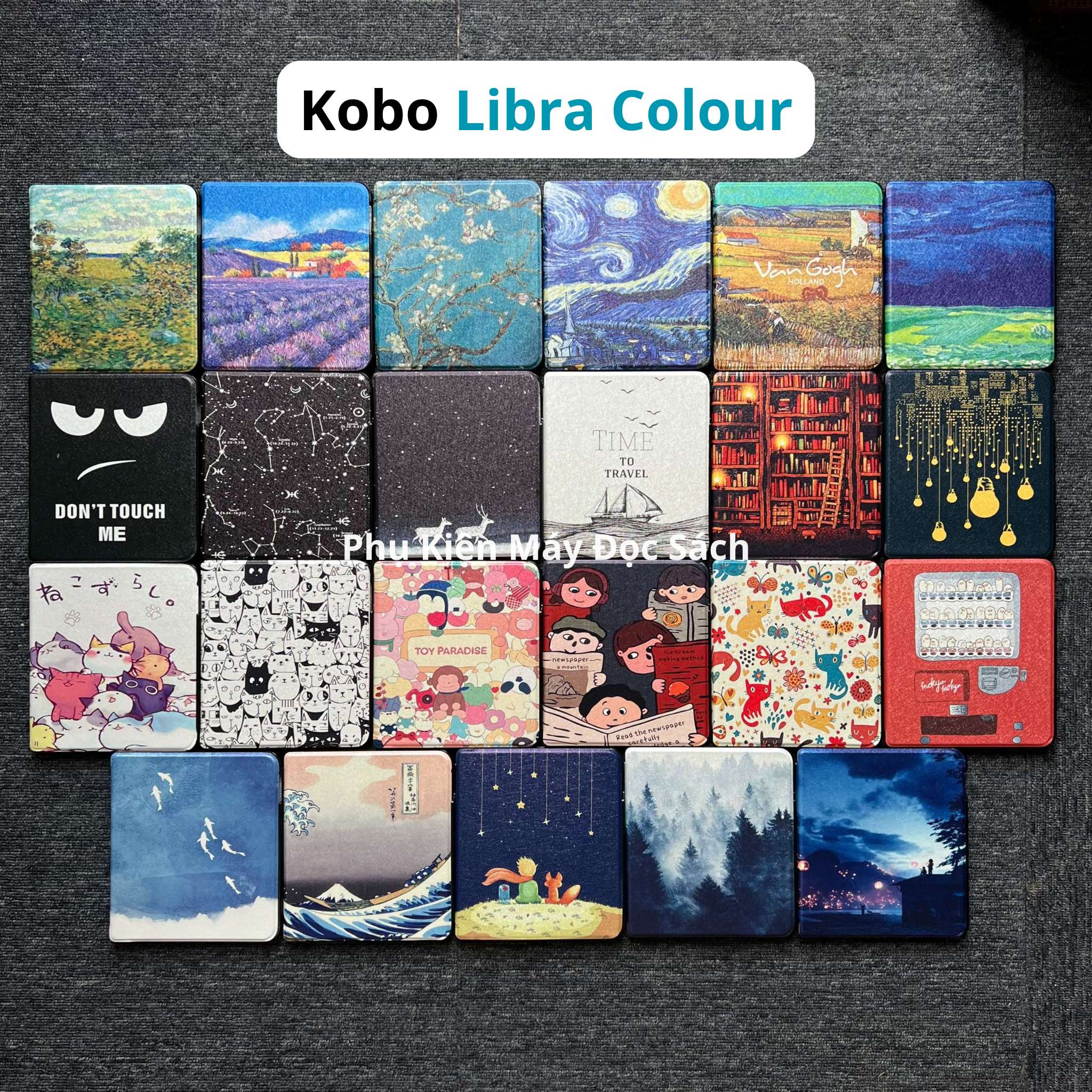 Bao Da Cover Kobo Libra Colour, Case Máy Đọc Sách Kobo Libra Colour