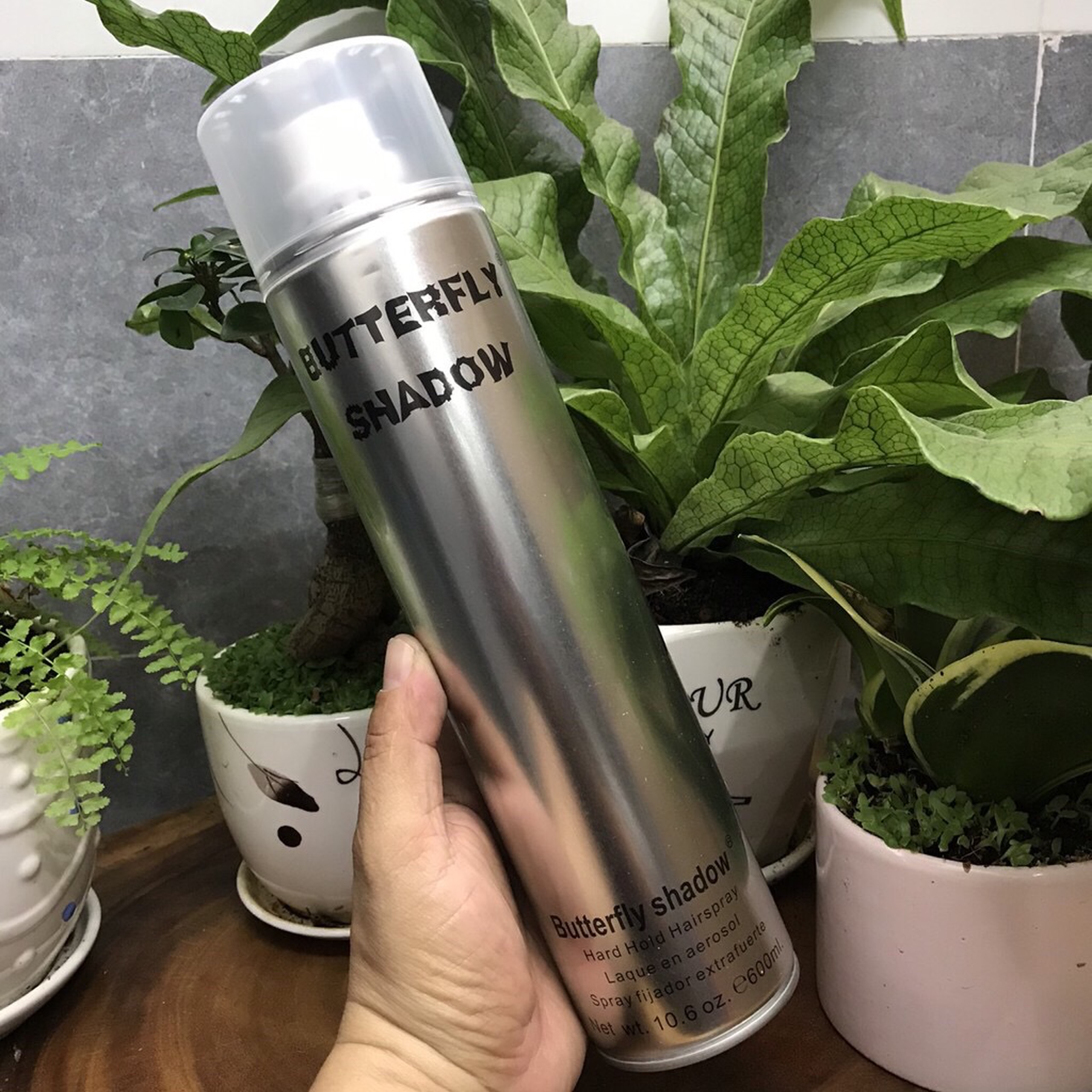 [HCM]Combo Gôm xịt tạo kiểu tóc Butterfly Shadow ( Chai 150ml+ 600ml)