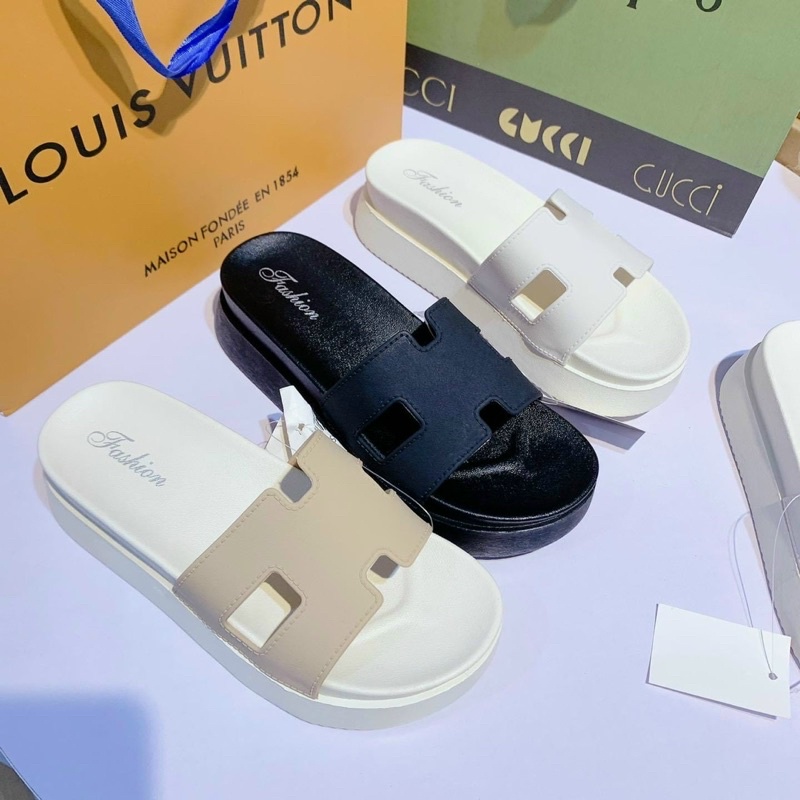 Dép Chữ H Cao 5cm Hàng QC