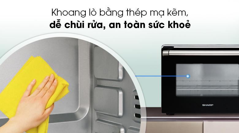 Lò nướng Sharp EO-B46RCSV-BK 46 lít hàng trưng bày y hình