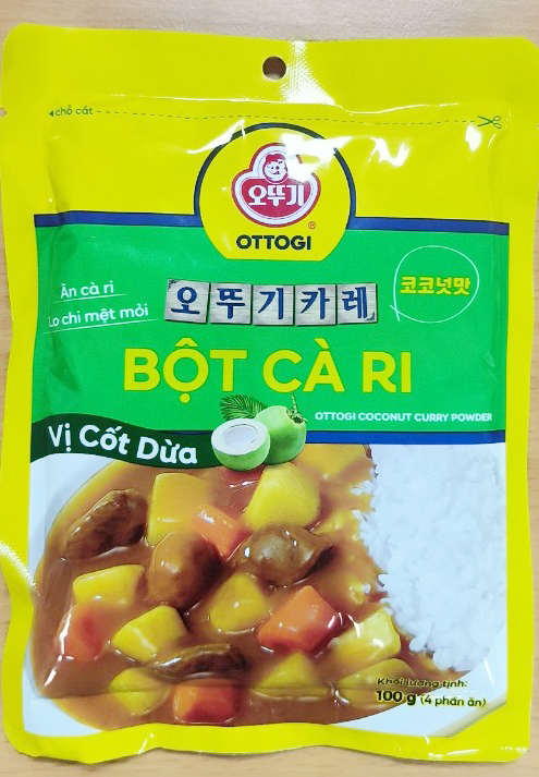 Bột cà ri vị cốt dừa Otoki 100g