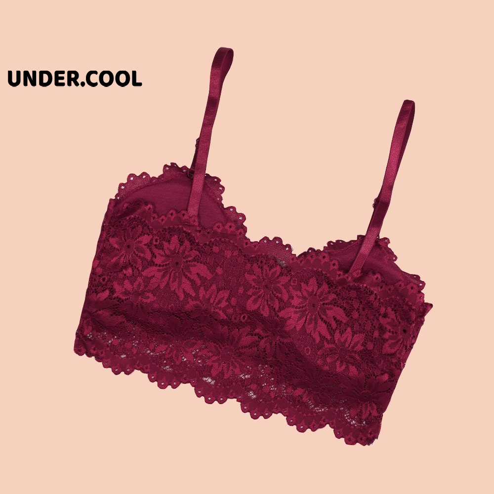 Áo Bra UNDERCOOL  đệm mỏng không gọng phối ren gợi cảm