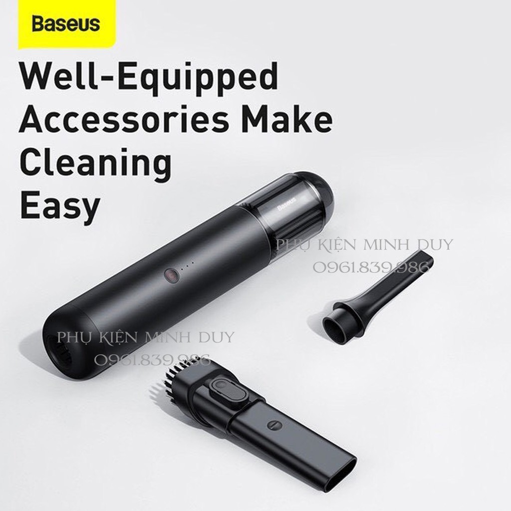 Máy hút bụi Baseus cầm tay A3 Lite Car Vacuum Cleaner (15000pa, 135W, Vacuum Portable Cleaner)