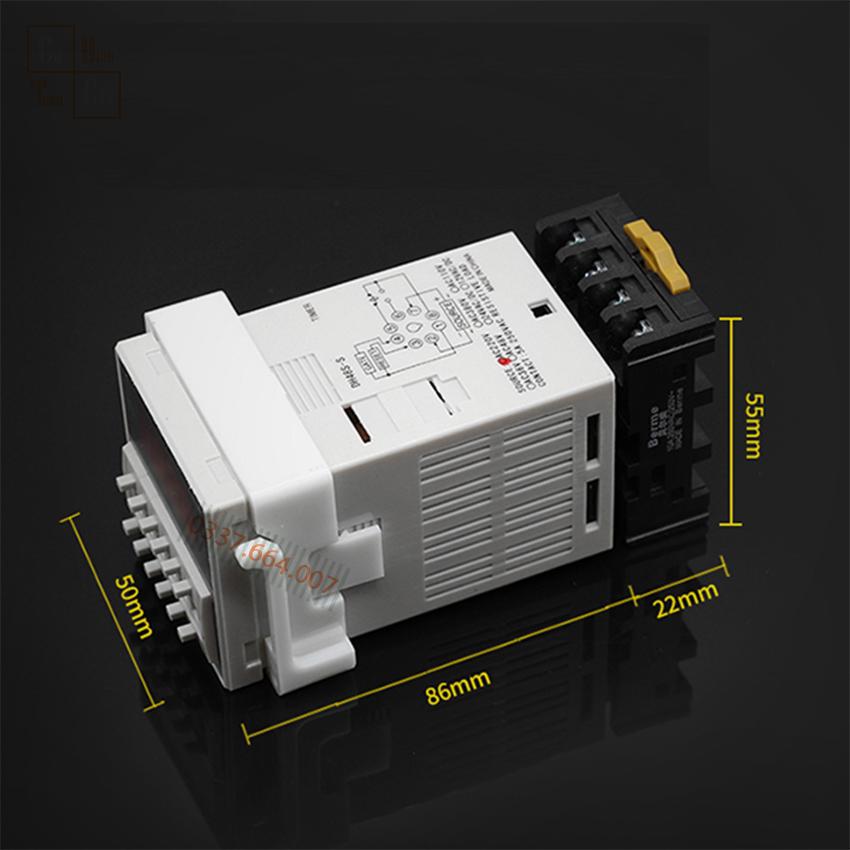 Rơ le thời gian tuần tự DH48S-S 220VAC ( kèm đế)