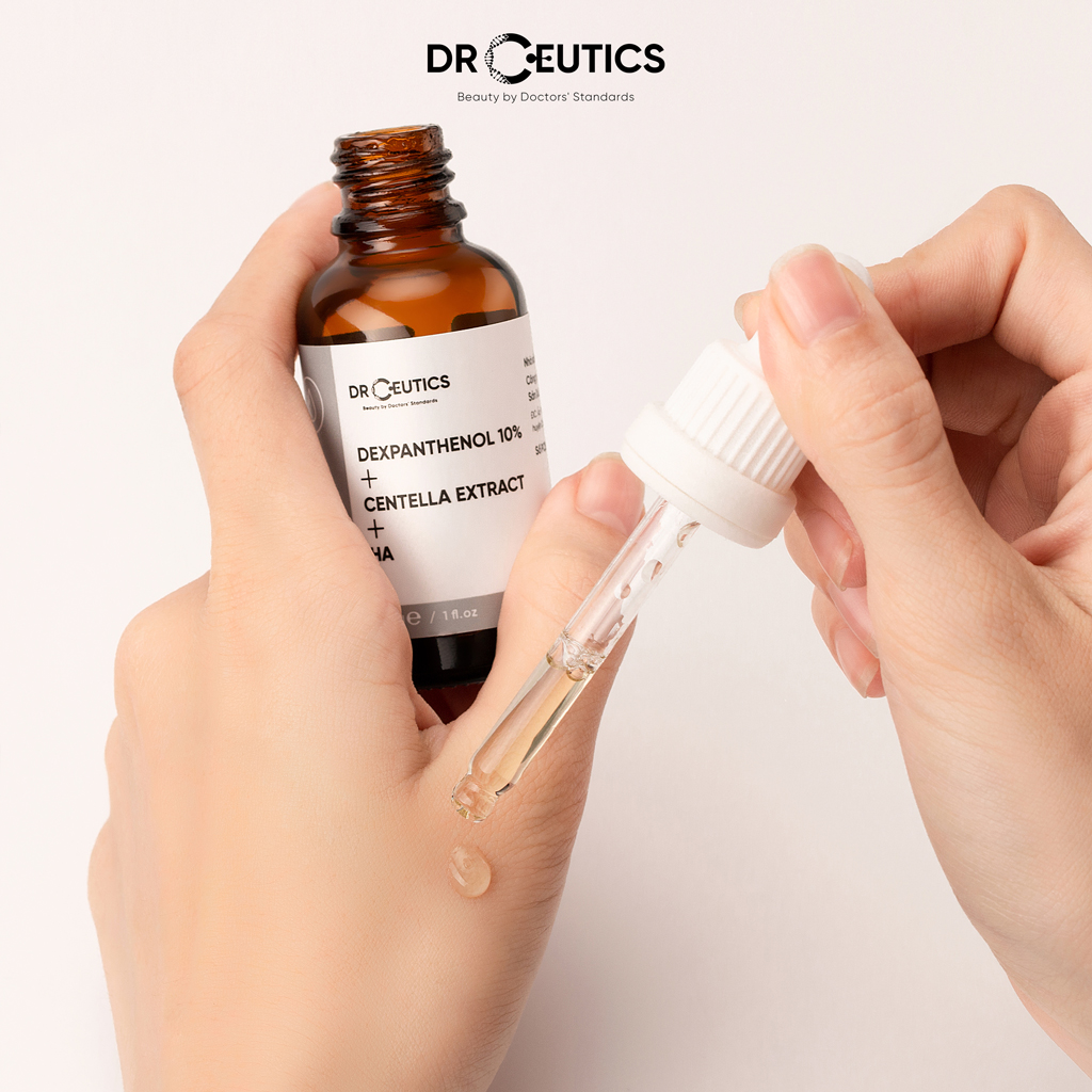 Serum B5 DrCeutics Dexpanthenol 10% + Centella Extract + HA, Cấp Ẩm Và Phục Hồi Da