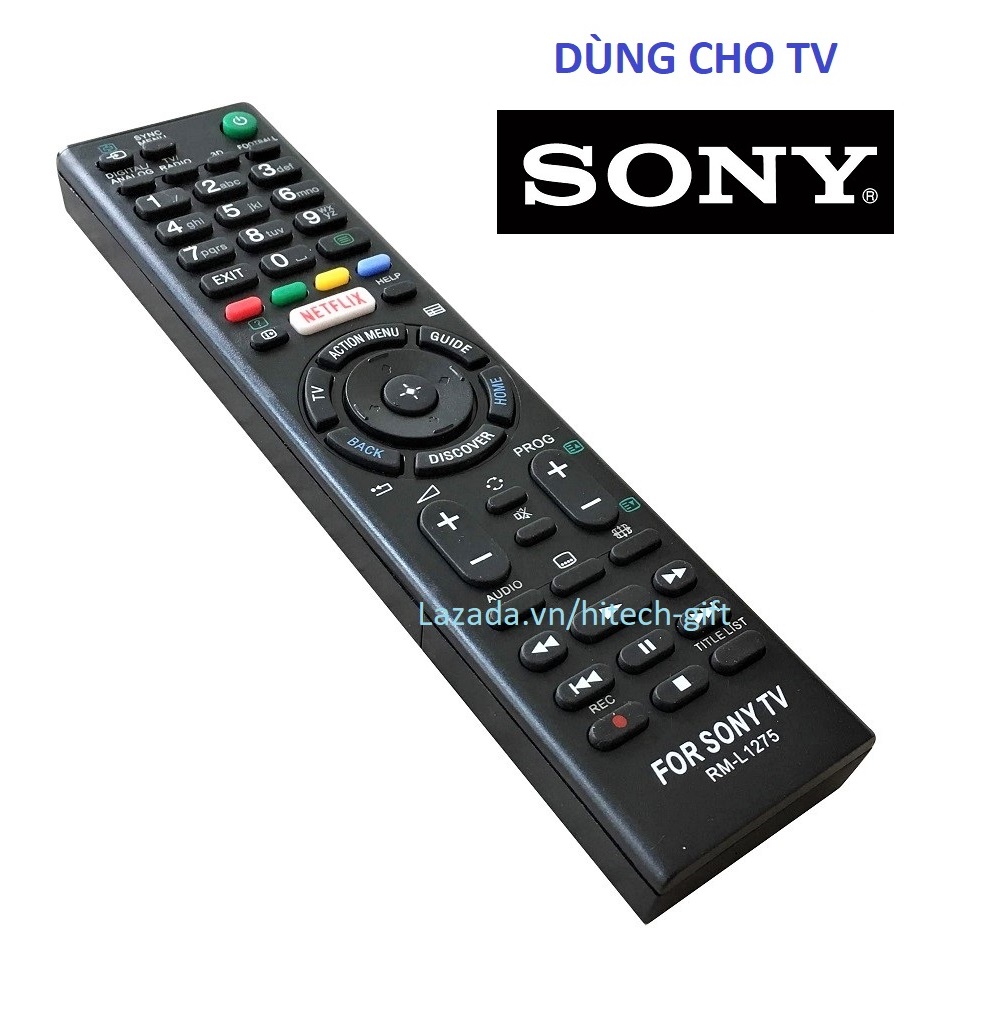 Remote Điều Khiển Tivi SONY Smart TV NETFLIX Thay thế RMT-TX200E, RMT-TX200U, RMT-TX102U