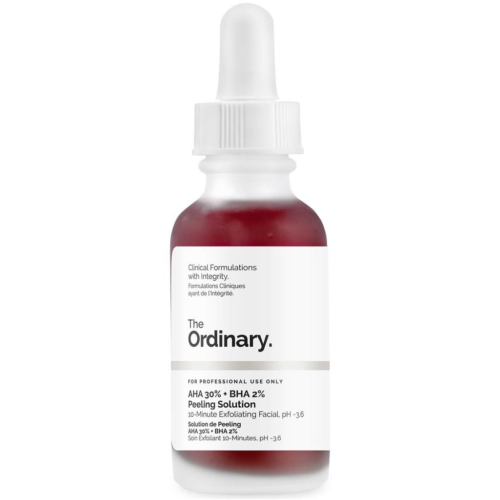 [HCM][Saigon Scent] Dung dịch tẩy tê bào chết hóa học SERUM THE ORDINARY AHA 30% + BHA 2% Peeling Solution ( 30mL )