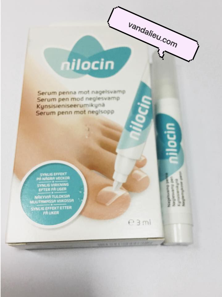 Nilocin 3ml. bút serum đặc tr.i bệnh nấm móng.