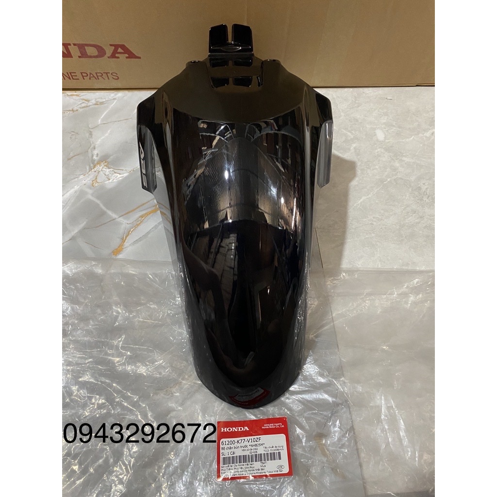 Dè (Chắn Bùn Trước) Sh 125/150 (2017 > 2019) Phanh ABS Màu Đen Honda (61200K77V10ZF)