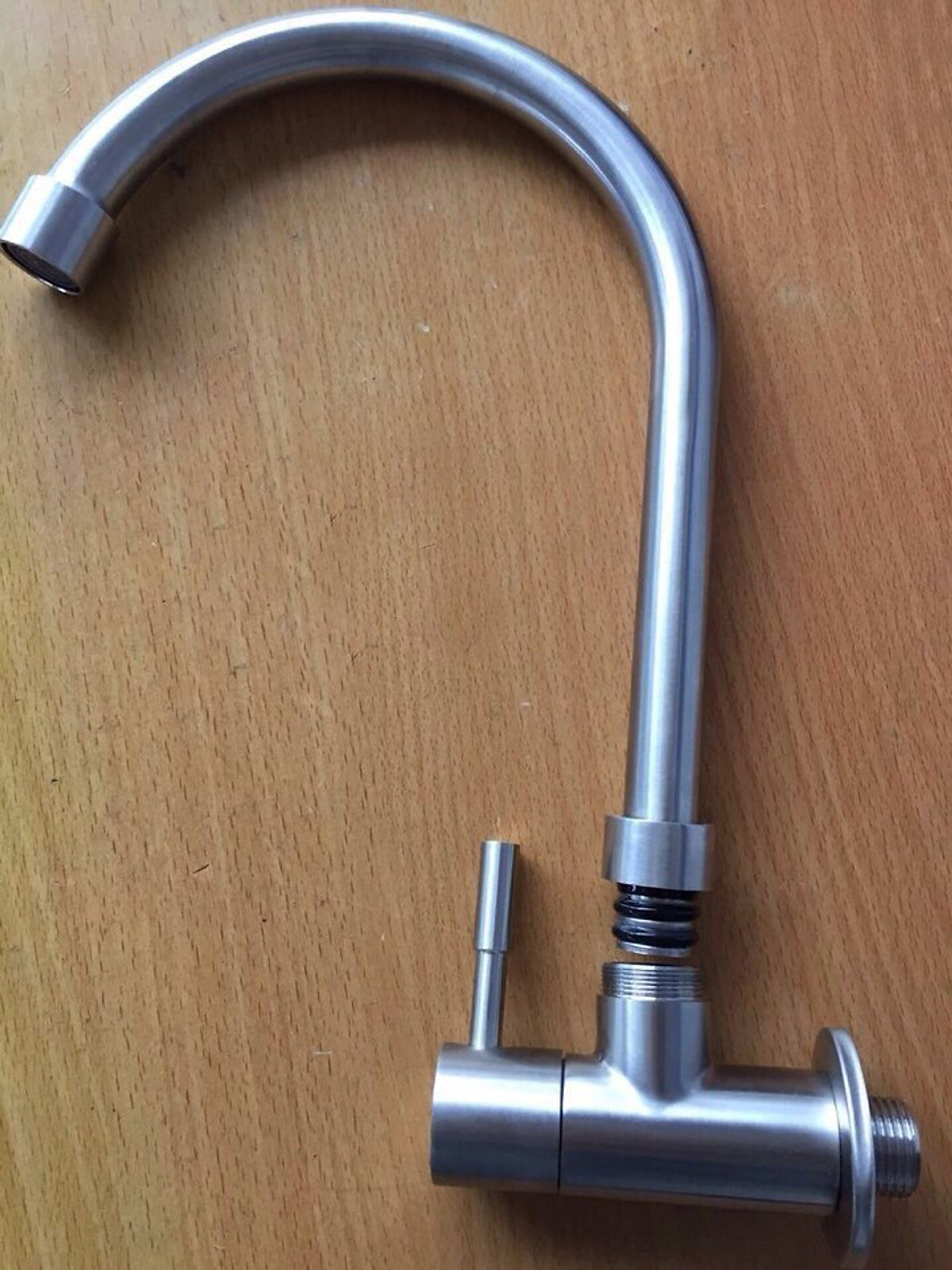 Vòi rửa chén - bát lạnh gắn tường Inox 304