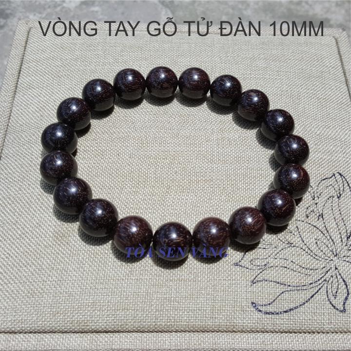 [HCM]Vòng tay gỗ tử đàn đỏ 10mm