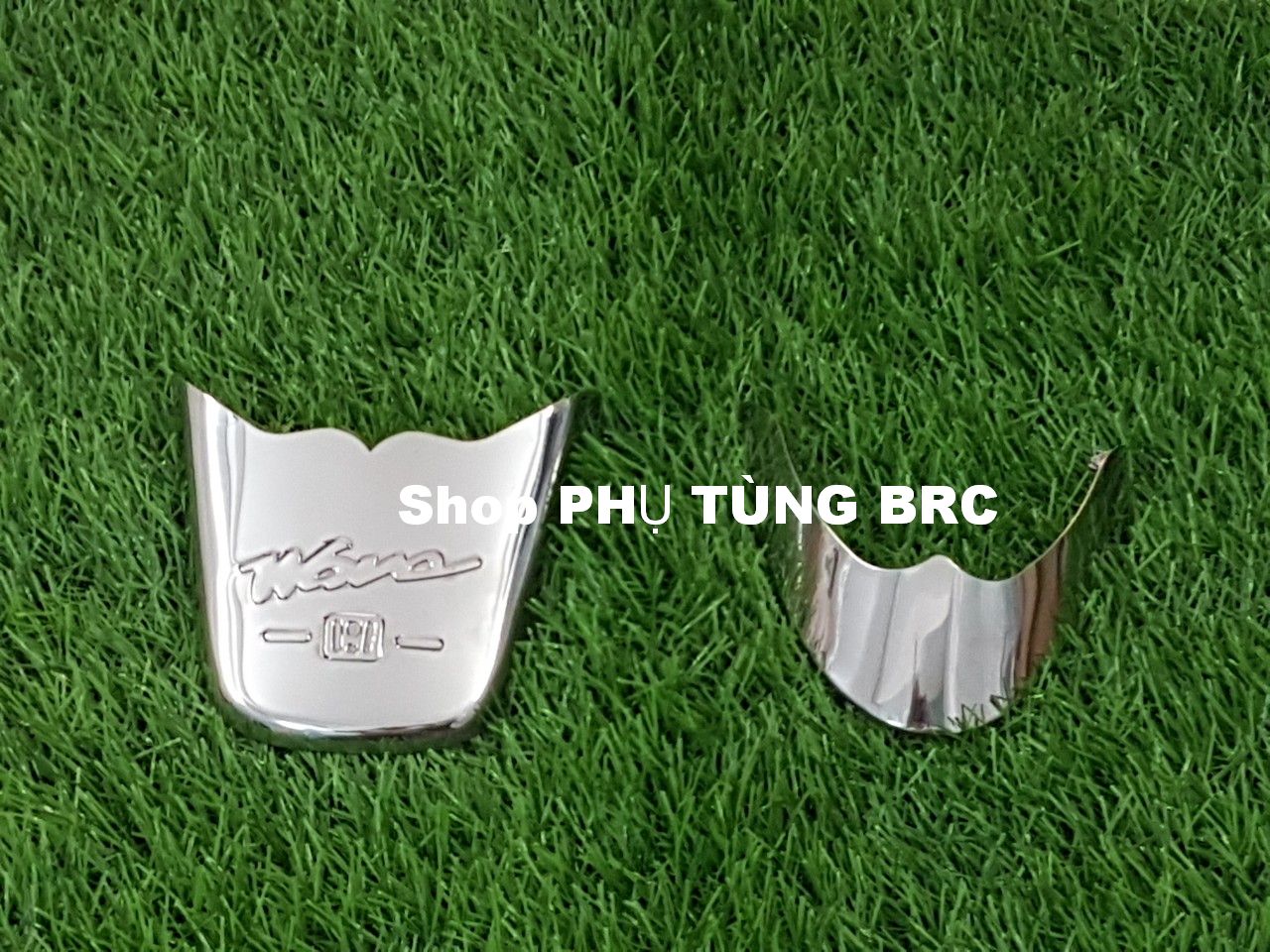 Bộ ốp mỏ dè INOX trước sau xe WAVE S 100, RSX 100
