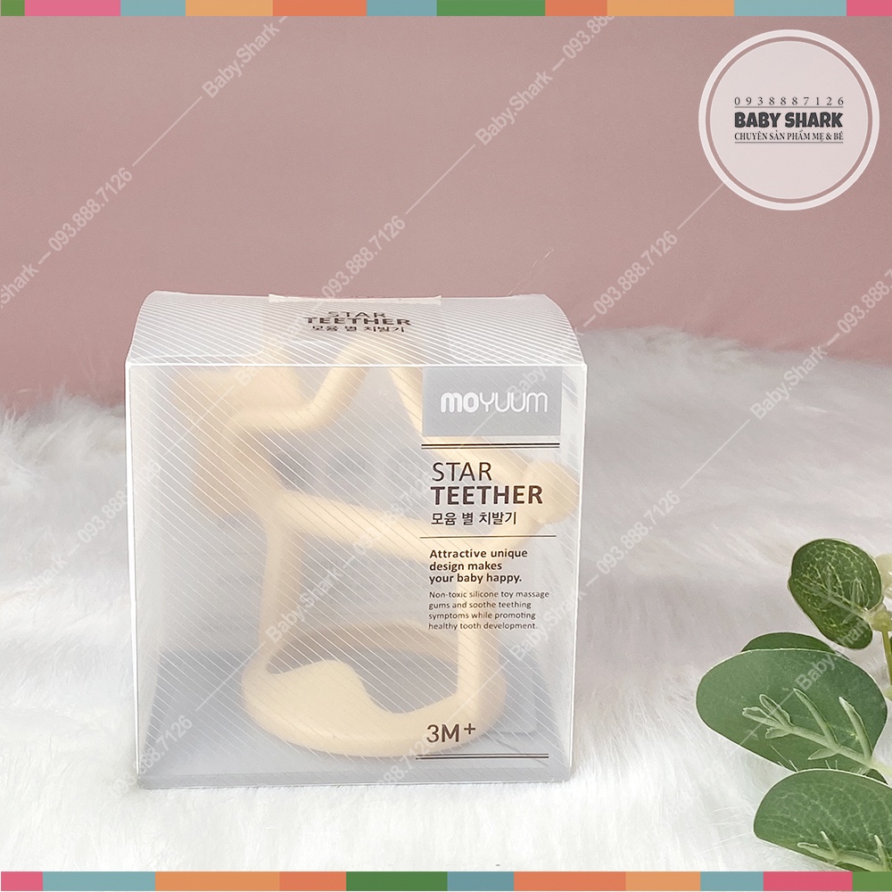 [CHÍNH HÃNG] Gặm nướu Silicon Moyuum Hàn Quốc cho bé