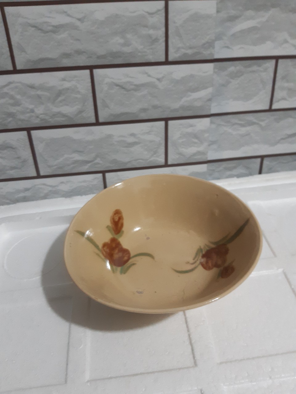 [HCM]Tô kiểu xưa hoa huệ 5 tô ( hàng đá thô sơ)