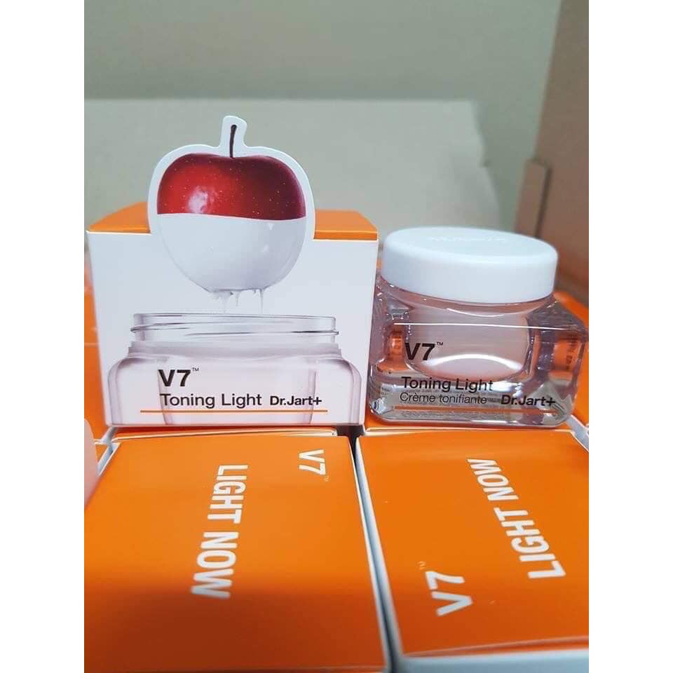 KEM DƯỠNG DA V7 TONING LIGHT DR.JART mini 15ml giúp da trắng đẹp,lên tông.
