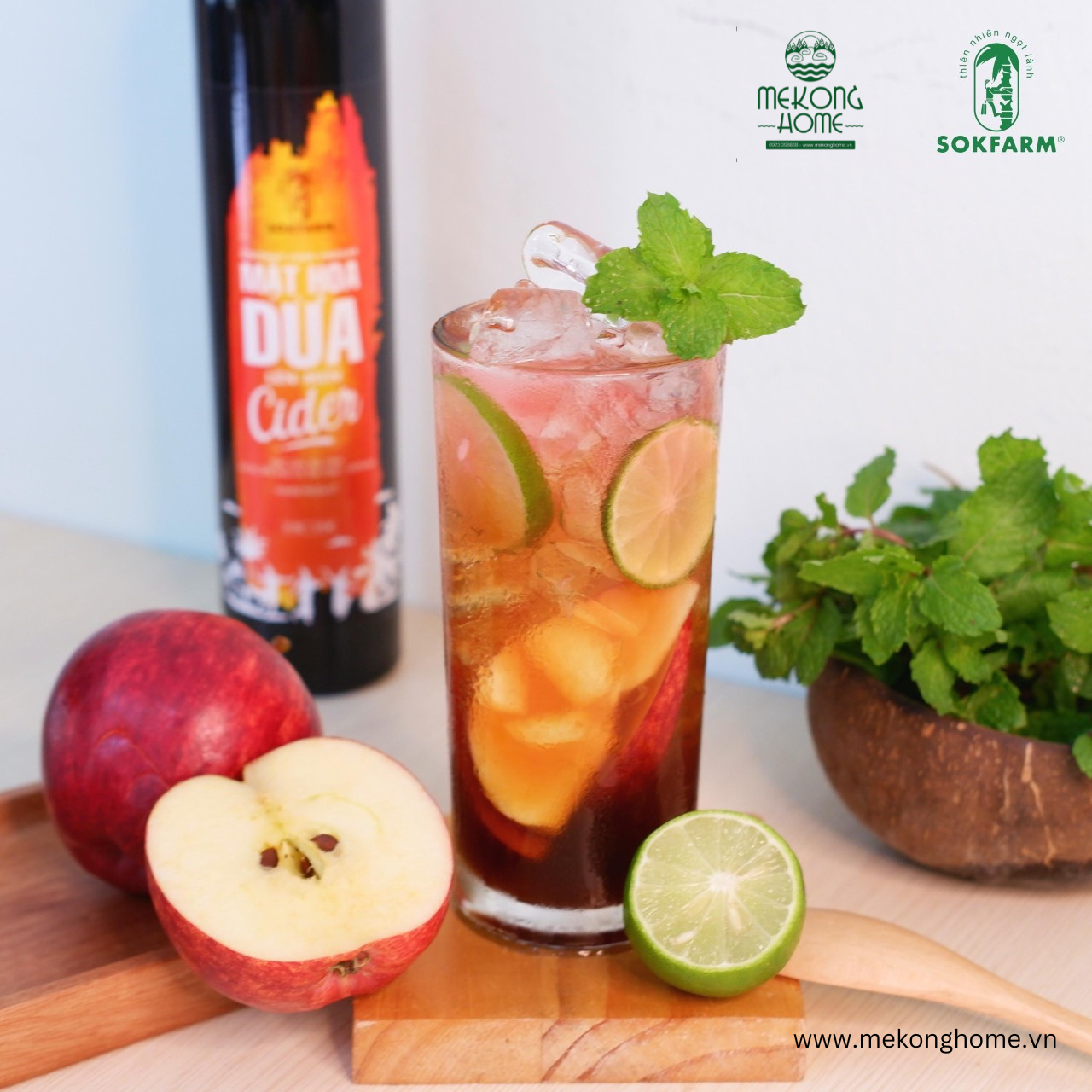 Mật Hoa Dừa Lên Men SOKFARM - 375ml