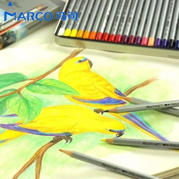 Bộ bút chì mầu nước Marco Raffine