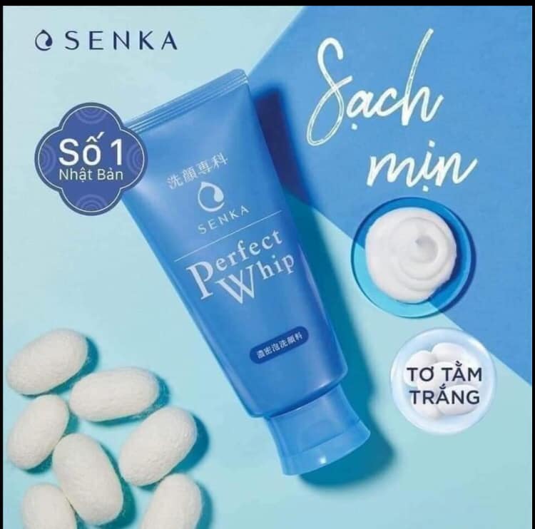 Sữa Rửa Mặt Sen.ka Perfect Whip 120g - Nhật Bản