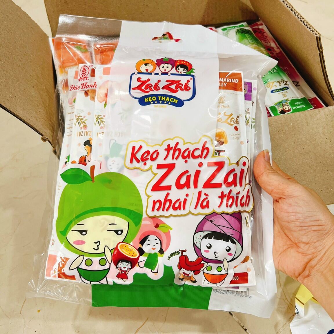 Thạch Zai Zai que bịch 700g