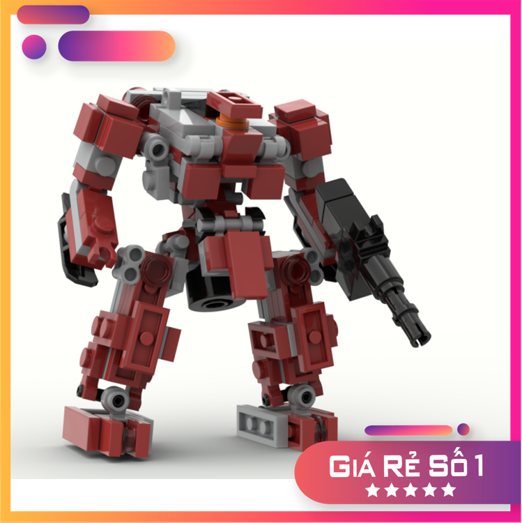 Le go đồ chơi lắp ráp robot moc mech zhurong