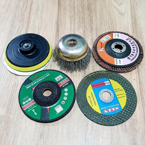 Bộ 5 Dụng Cụ Mài Chà Cắt Đánh Bóng Sử Dụng Cho Mái Cầm Tay