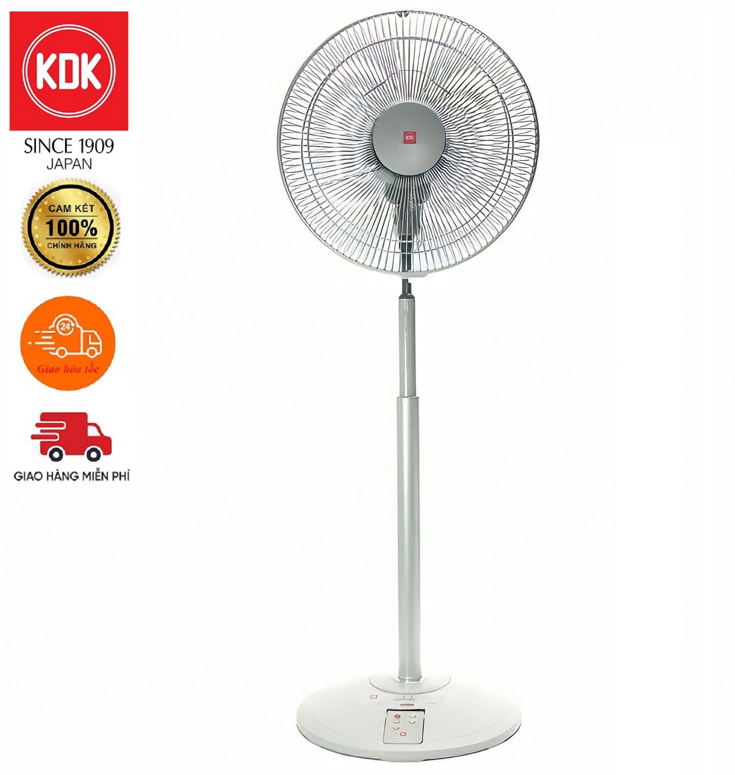 Quạt đứng lửng kdk n30nh - vàng kim - hàng chính hãng