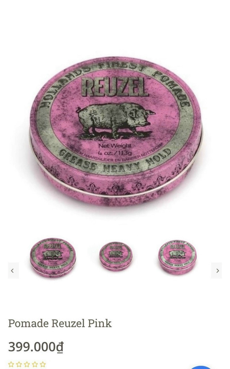 Reuzel Pink Pomade Hair Wax