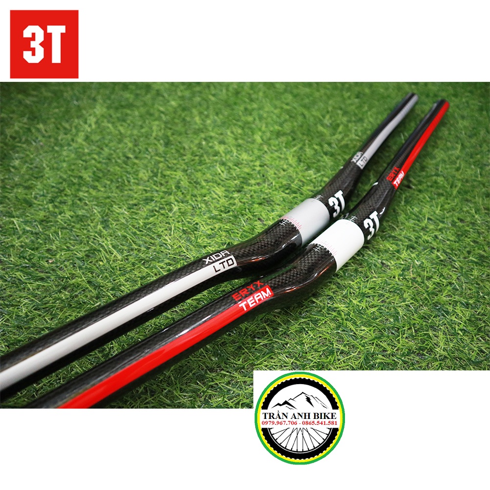 Ghi Đông Ngang Carbon xe đạp 3T 31.8x660mm