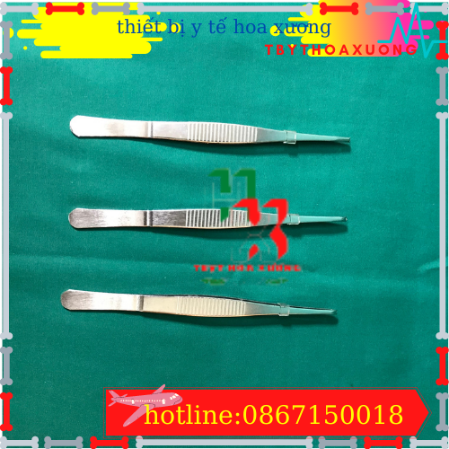Nỉa thẳng y tế các sai 12 ,14 ,16,18, 20,25cm không mấu-nhíp y tế