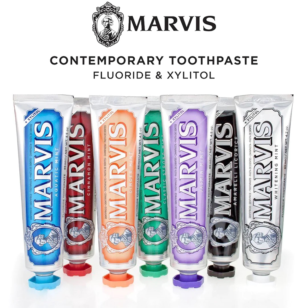 Kem Đánh Răng Marvis Trắng, Thơm, Xịn - 85ml