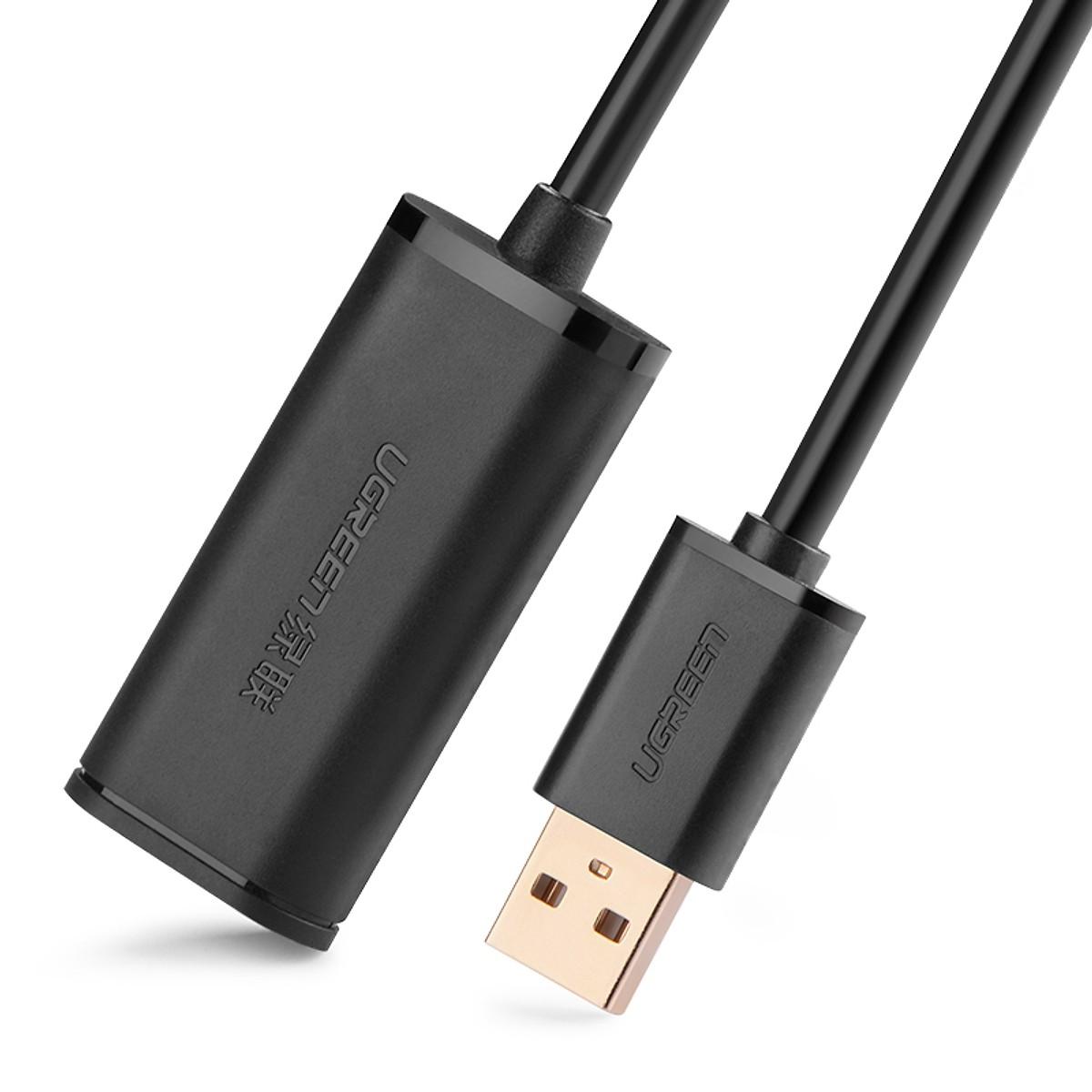 Cáp USB 2.0 Nối Dài 10M  Ugreen 10321 Chính Hãng