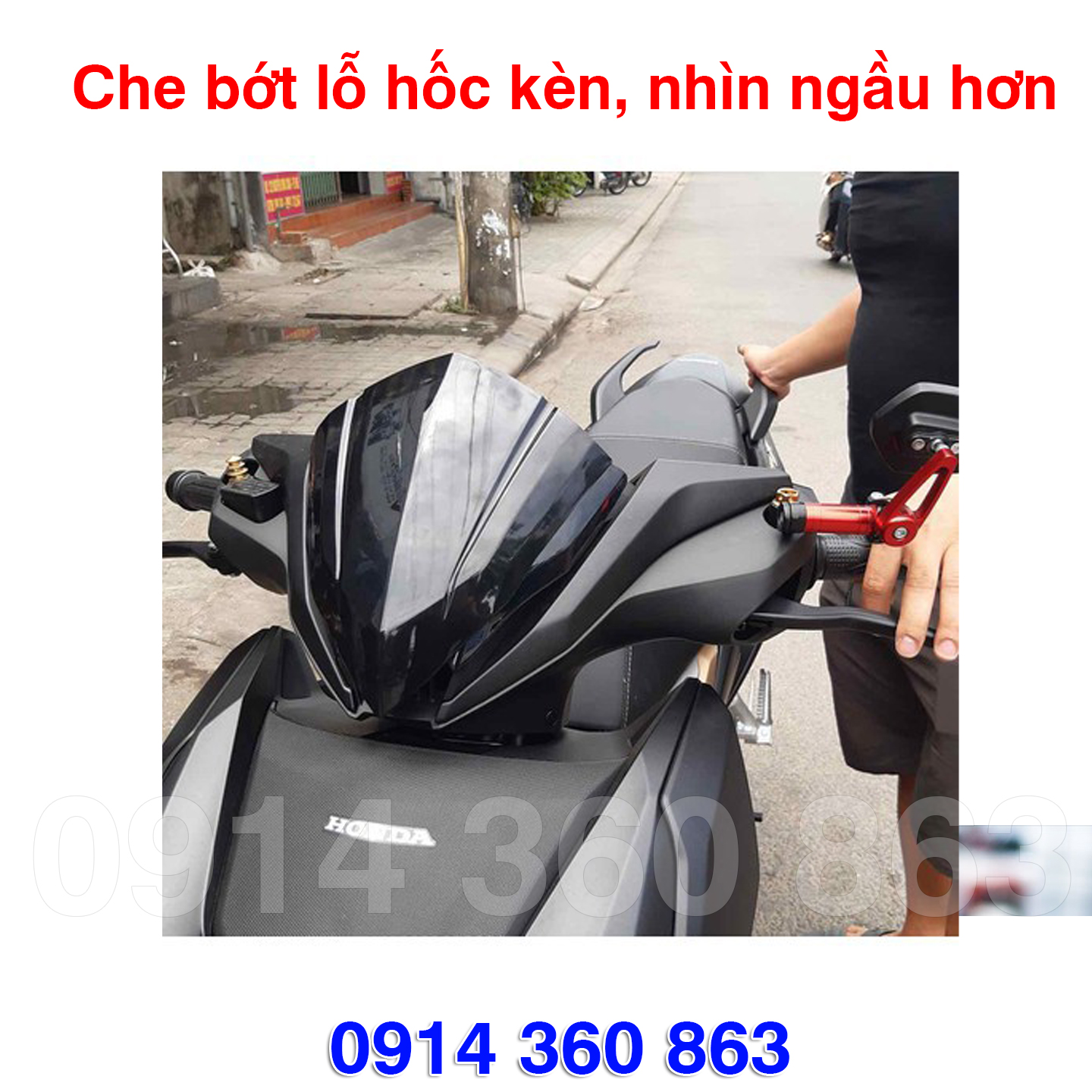 Mão chắn gió vario 2017