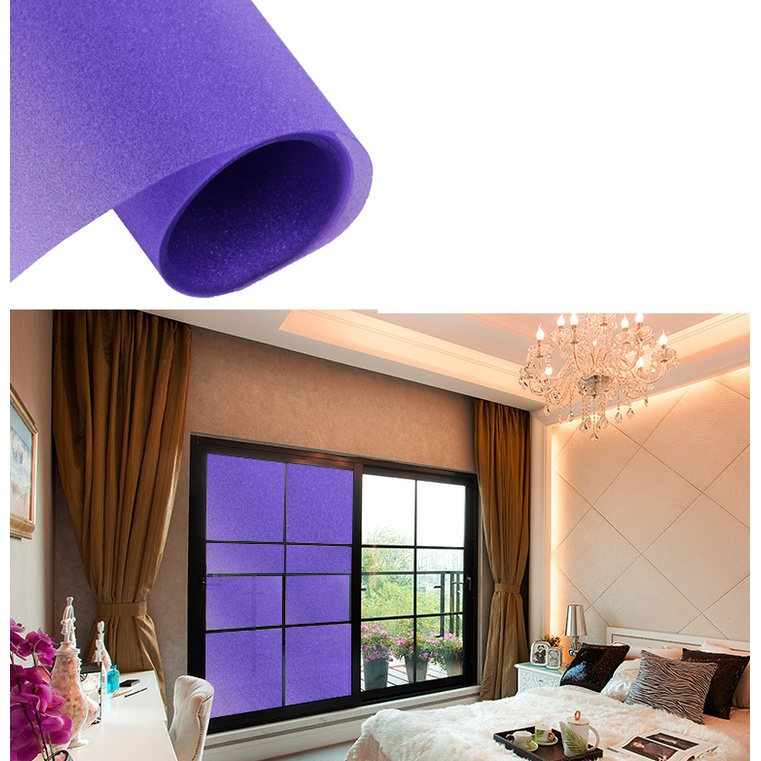 1 mét decal giấy dán kính màu khổ 45cm keo sẵn bóc dán