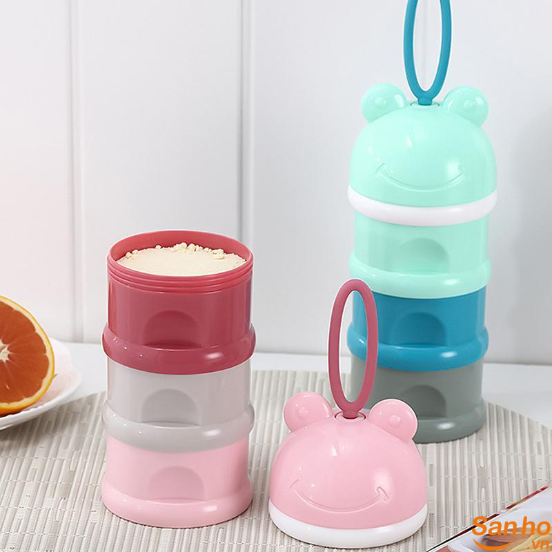 HỘP CHIA SỮA CHIA CHÁO 3 NGĂN CHO BÉ