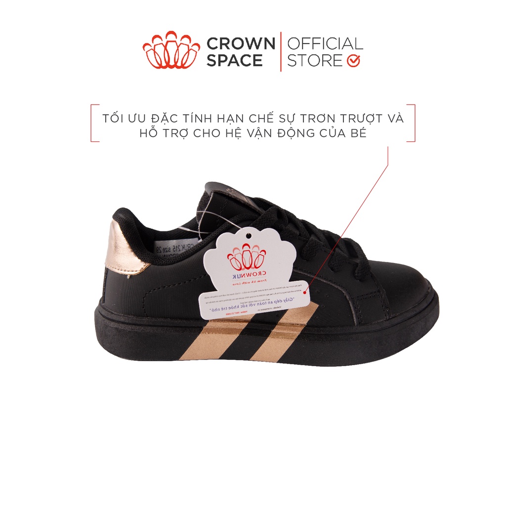 Giày Thể Thao Sneaker Bé Gái Đi Học Đi Chơi Crown Space Cao Cấp CRUK5.