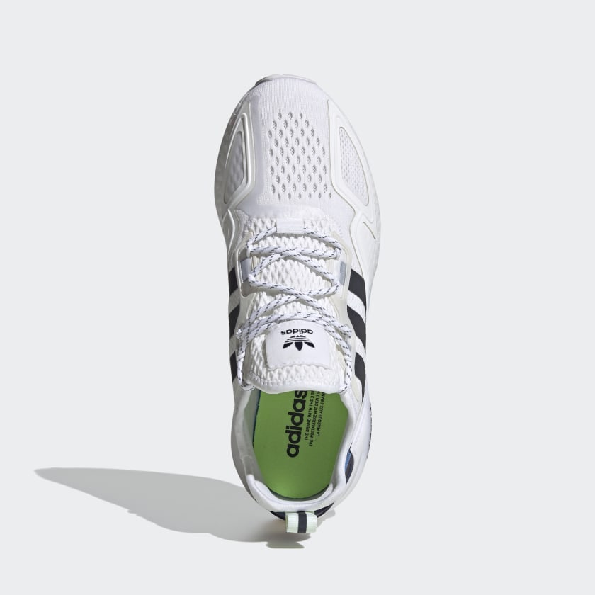 Giày Adidas Zx2K trắng kem