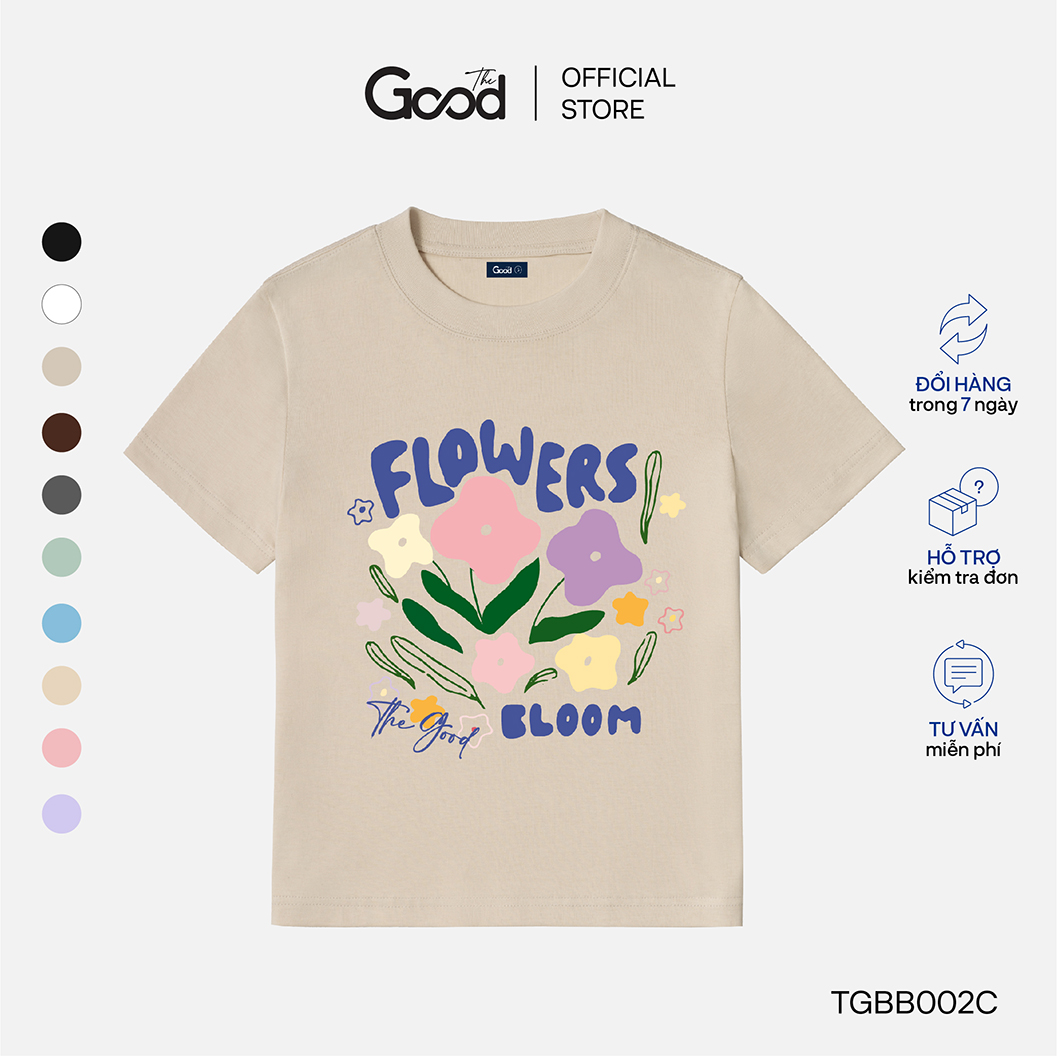 Áo Baby Tee "Flowers" THE GOOD