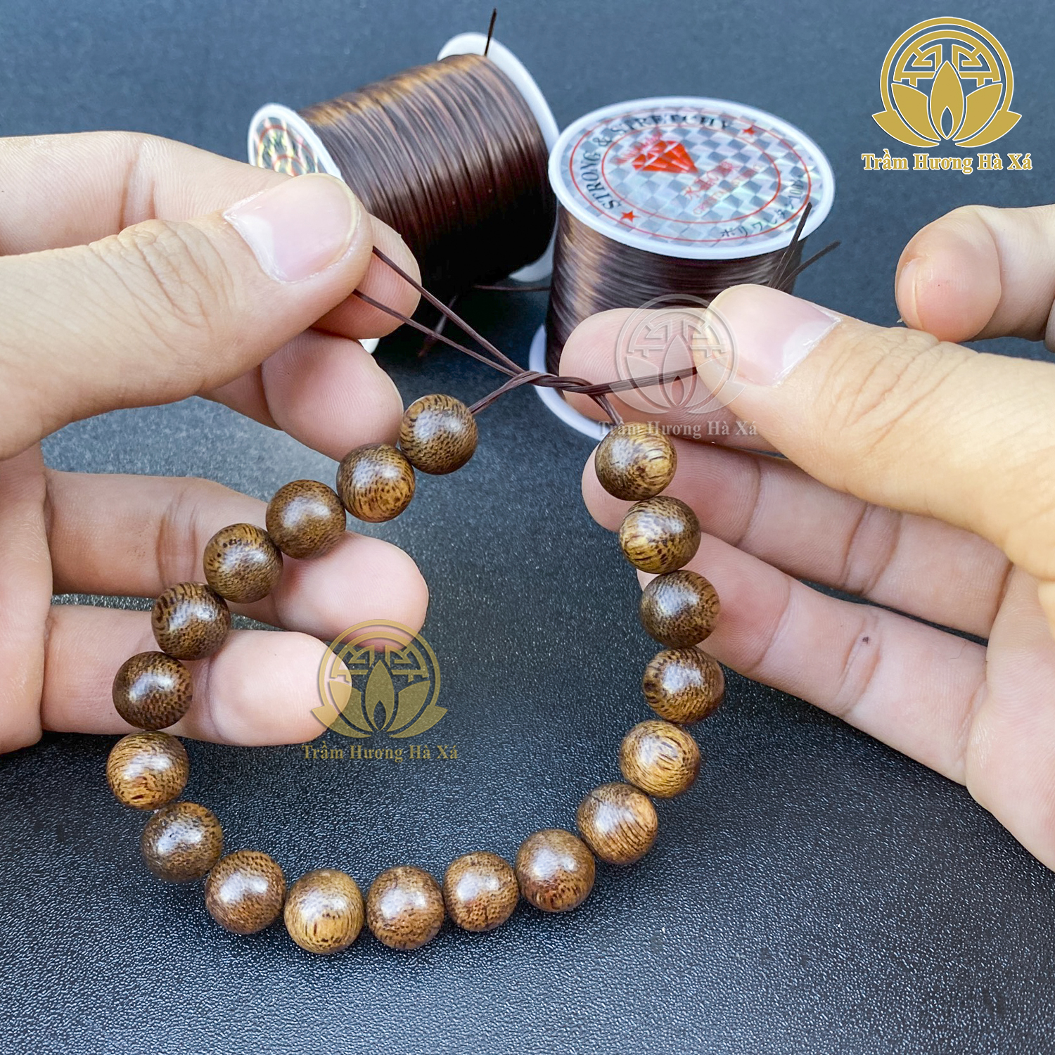 Cuộn dây co giãn xỏ vòng tay, đính cườm, xâu vòng cổ, xâu chuỗi, đàn hồi tốt, siêu bền