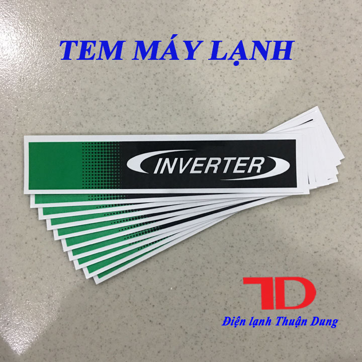 Combo 10 tem dành cho máy lạnh INVERTER xanh